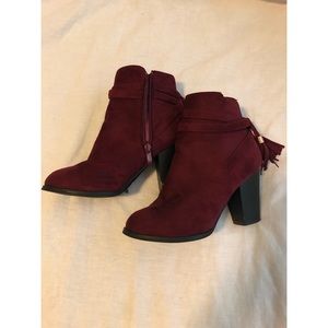 SALE! Maroon booties